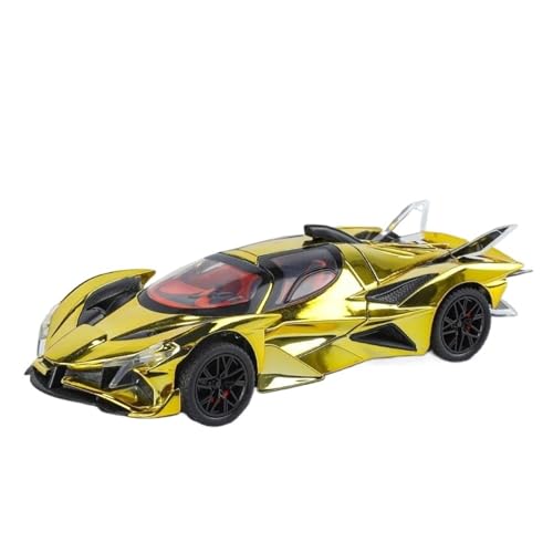 TANKCANVAS-Diecast Model Car 1:24 For Apollo Project EVO Simulation Alloy Static Model Electroplated version