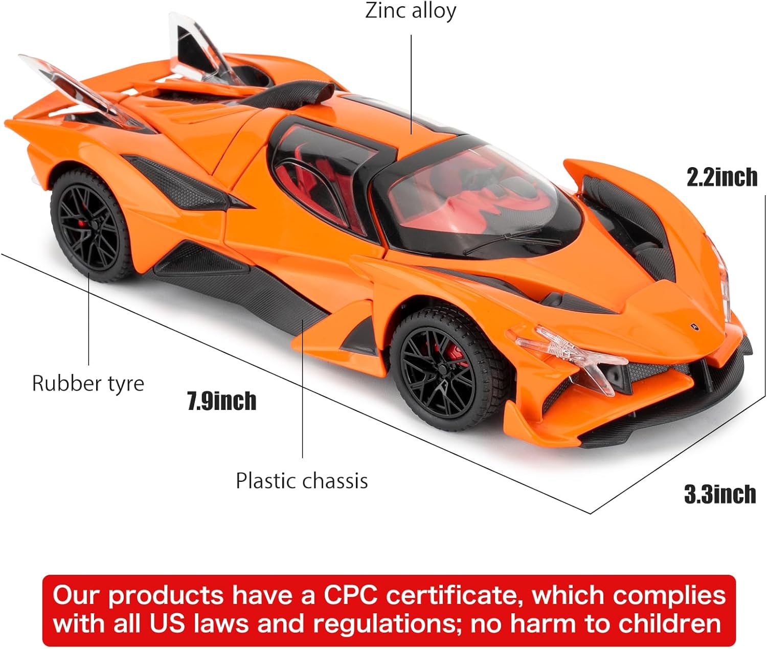 TANKCANVAS-Diecast Model Car 1:24 For Apollo Project EVO Simulation Alloy Static Model-Tankcanvas