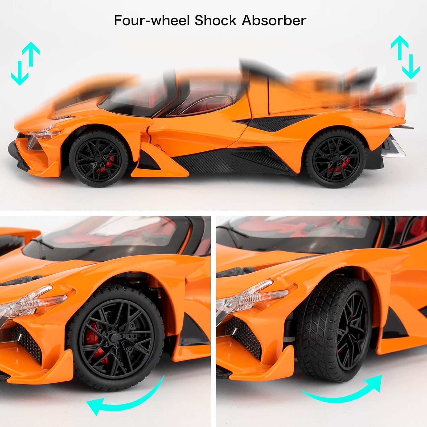 TANKCANVAS-Diecast Model Car 1:24 For Apollo Project EVO Simulation Alloy Static Model-Tankcanvas