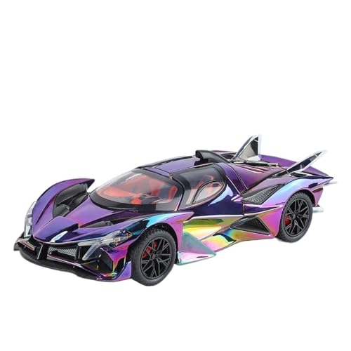 TANKCANVAS-Diecast Model Car 1:24 For Apollo Project EVO Simulation Alloy Static Model Electroplated version