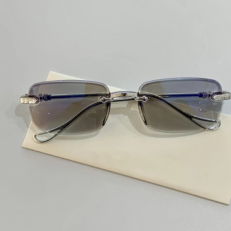 Smart color-changing zoom ultra clear frameless reading glasses
