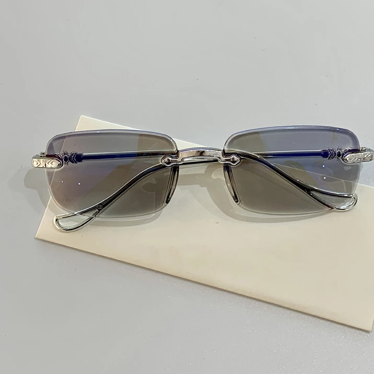 Smart color-changing zoom ultra clear frameless reading glasses