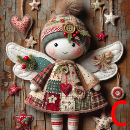 DIY Patchwork Angel Doll Kit