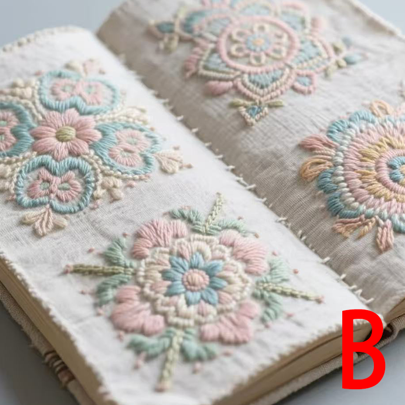 DIY Floral Embroidery Book