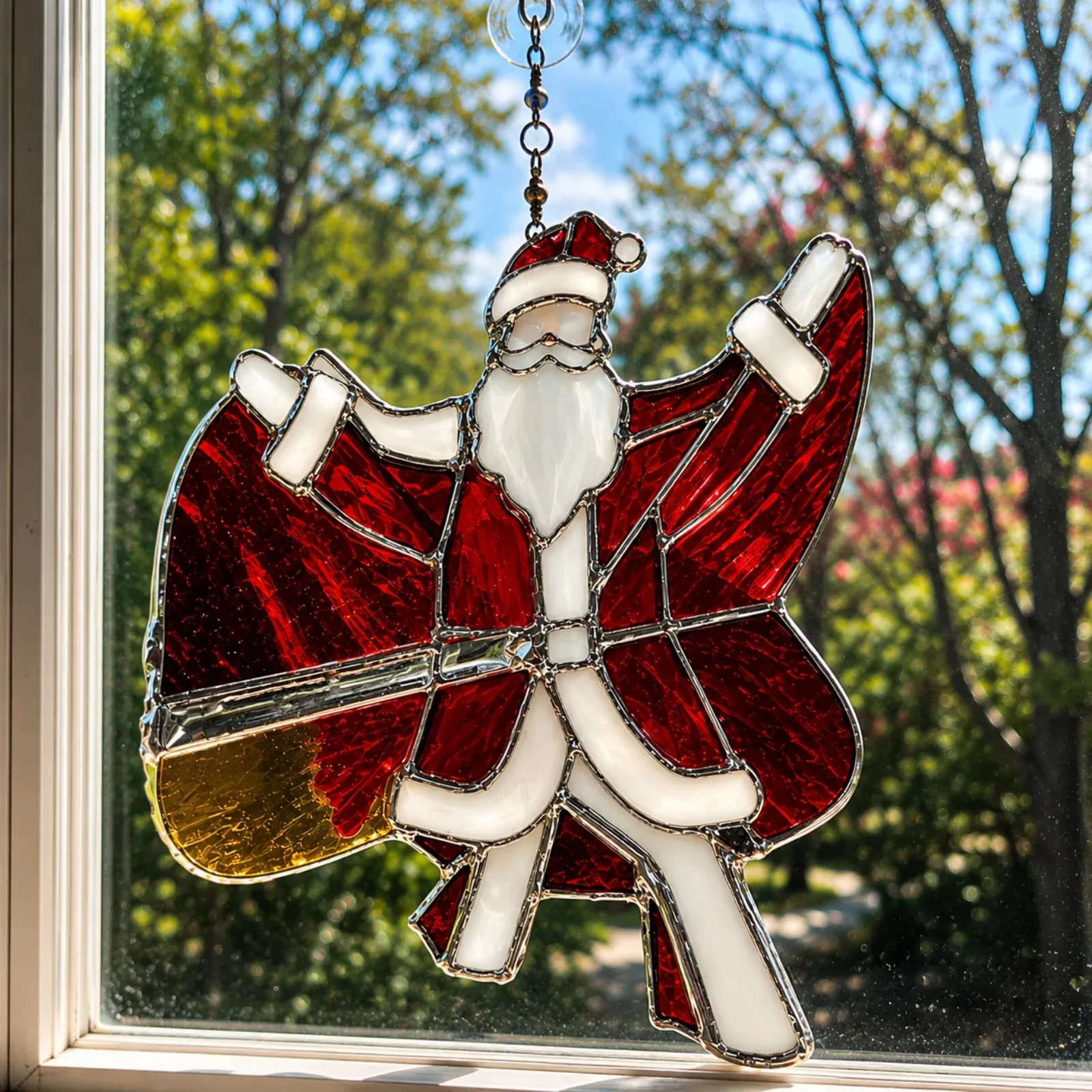 ⏳Last Day BUY 3 Get 1 Free 🎄Beginner-Friendly 3D Christmas Iridescent Suncatcher DIY Kit | Complete Kit with Glass-Style Panels, Metal Frames, Hanging Chain, Tools & Step-by-Step Guide Included 💕