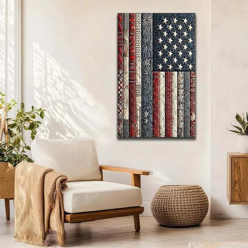 (Beginner-Friendly!)💎🇺🇸 American Flag DIY 5D Diamond Painting Kit❤