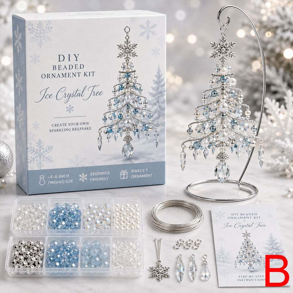 DIY Christmas Tree Beaded Ornament Kit