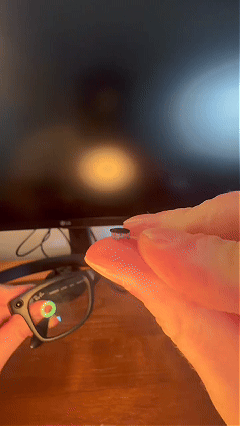 😎 LED Light Blocking Stickers for Smart Glasses – Discreet Privacy Cover