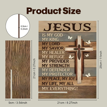 Jesus Is My God King Everything – Vintage Sign