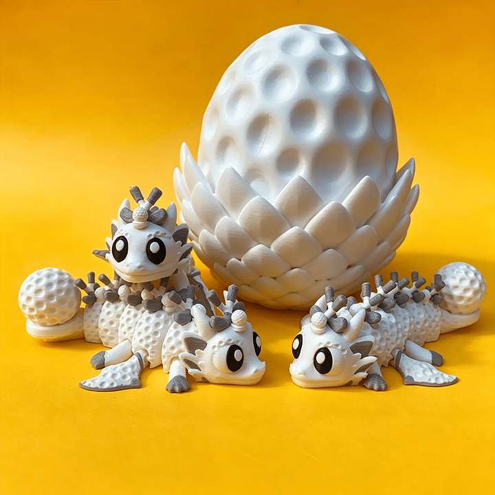 🔥LAST DAY 50% OFF-⚾ Flexi Baseball Dragons & Egg: Winged Dragon Fidget Toy