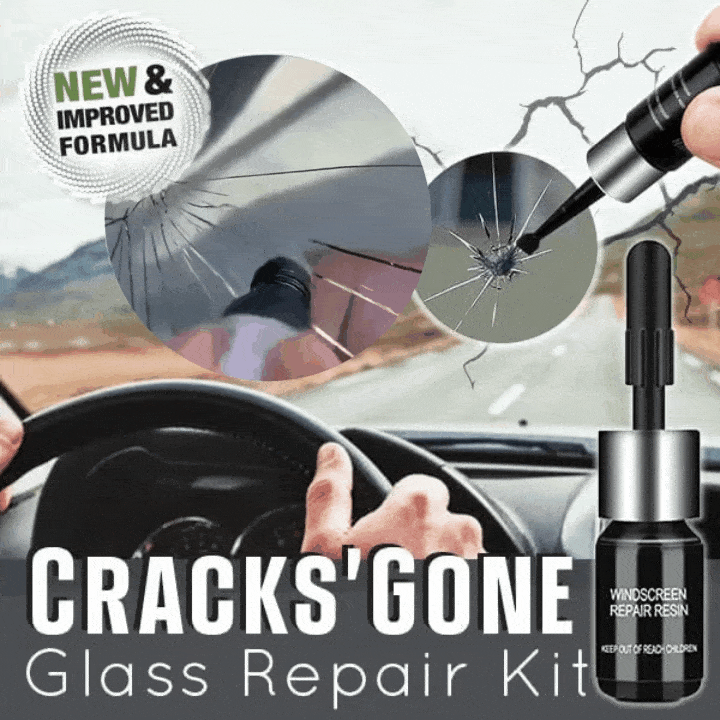 💥LAST DAY 49% OFF 🚗Cracks Gone Glass Repair Kit (New Formula)