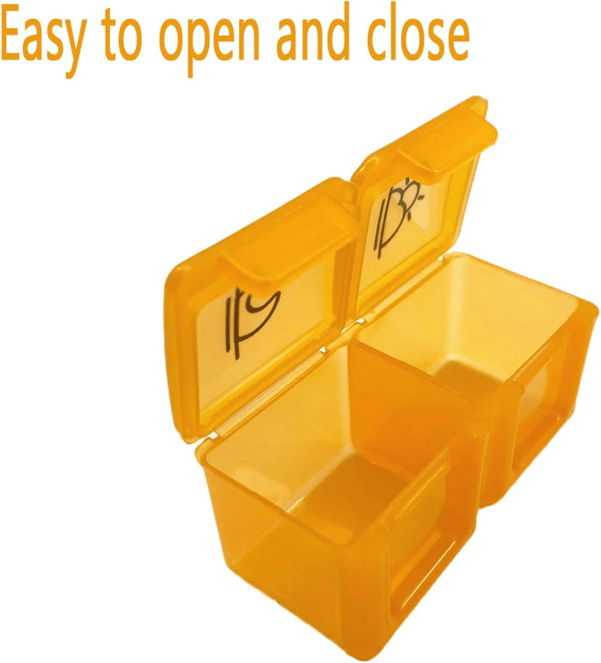 💊 Monthly AM/PM Pill Organizer – Twice-a-Day Medicine & Vitamin Storage with Stickers