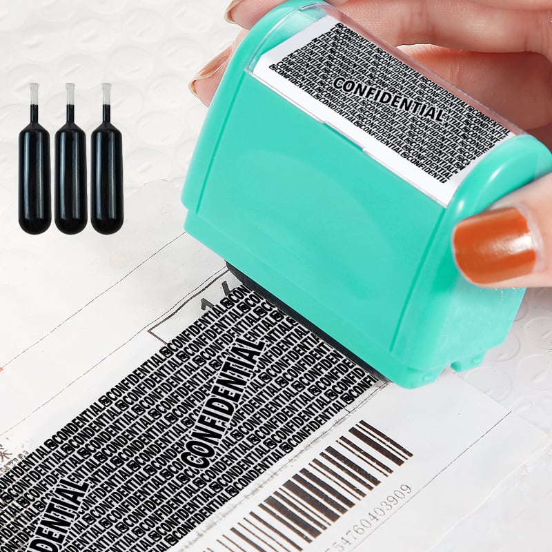 🔥Privacy Protection Security Roller Stamp — Address & Billing Info Blocker