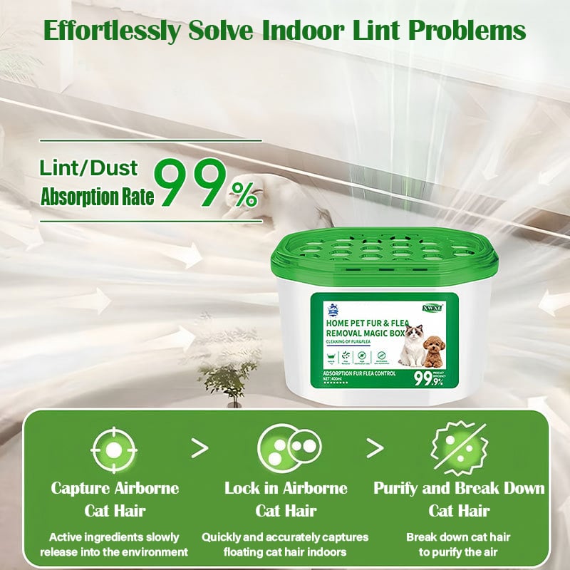 🔥2026 SALE - Home Pet Fur & Odor Removal Magic Box