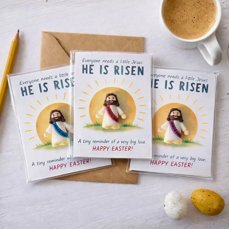 Christian Easter Mini Jesus Pocket Cards