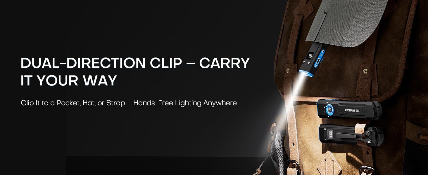 NEW PASIION ZL3 Pro Rechargeable EDC Flashlight 1500 Lumens,Flat Tactical Flashlights with Green Light and U V,Dual-Switches Small Flash Light with Digital Display,Waterproof Light for Home,Outdoor,and Emergency Use