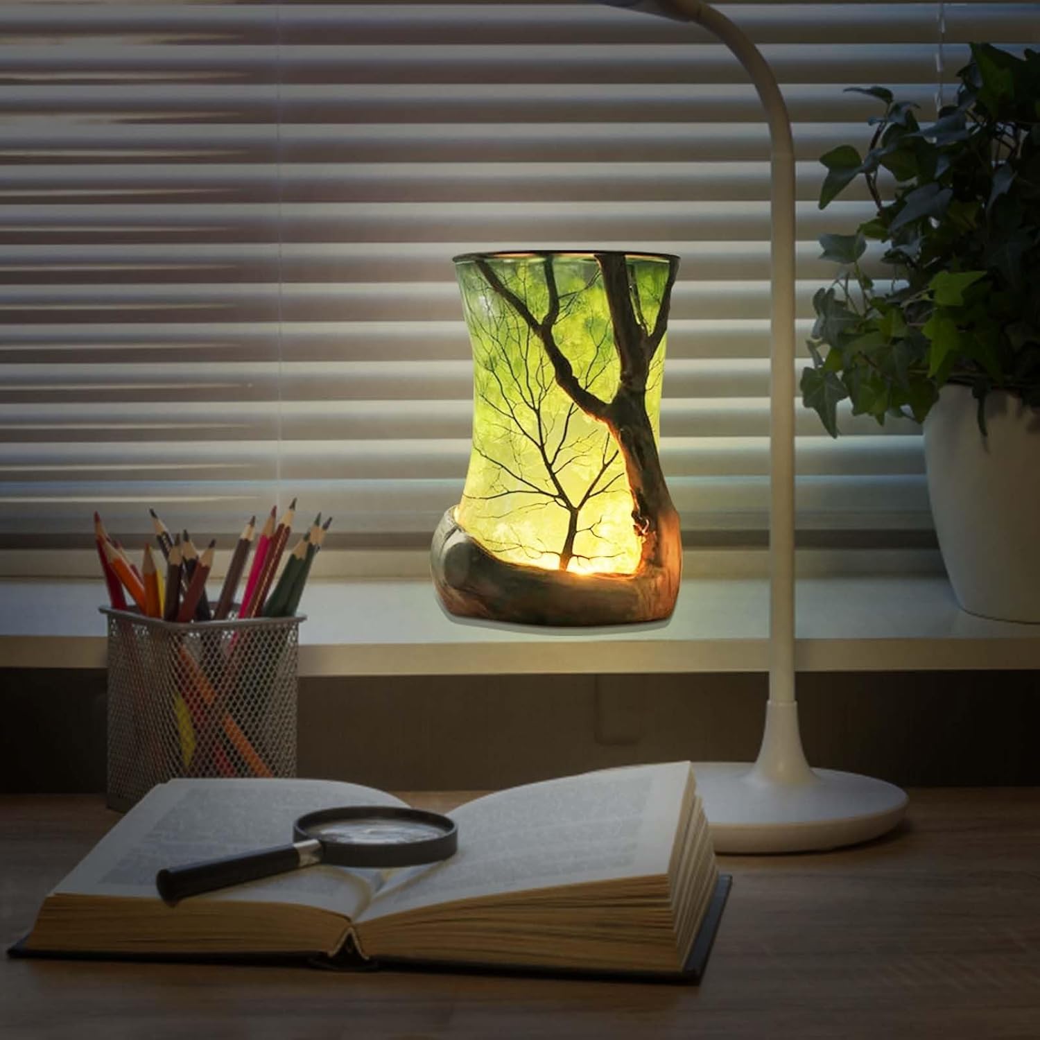 🌿“Enchanted Forest” Nature-Inspired Ambient Lamp