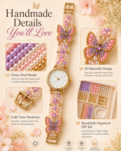 🔥Last Day BUY 3 GET 1 FREE✨ DIY Beaded Charm Watch Kit Collection
