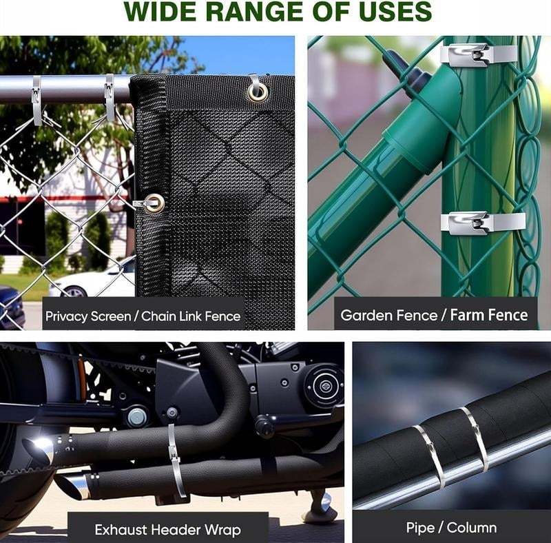 🔥Stainless Steel Cable Tie Gun with Metal Zip Ties