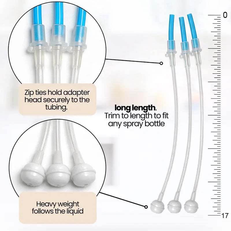 🔥LAST DAY 50% OFF - 🌟💦 3-Pack Universal Fit 360° Spray Bottle Adapter