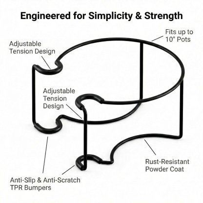 GripVerdeTM Railing Plant Hanger
