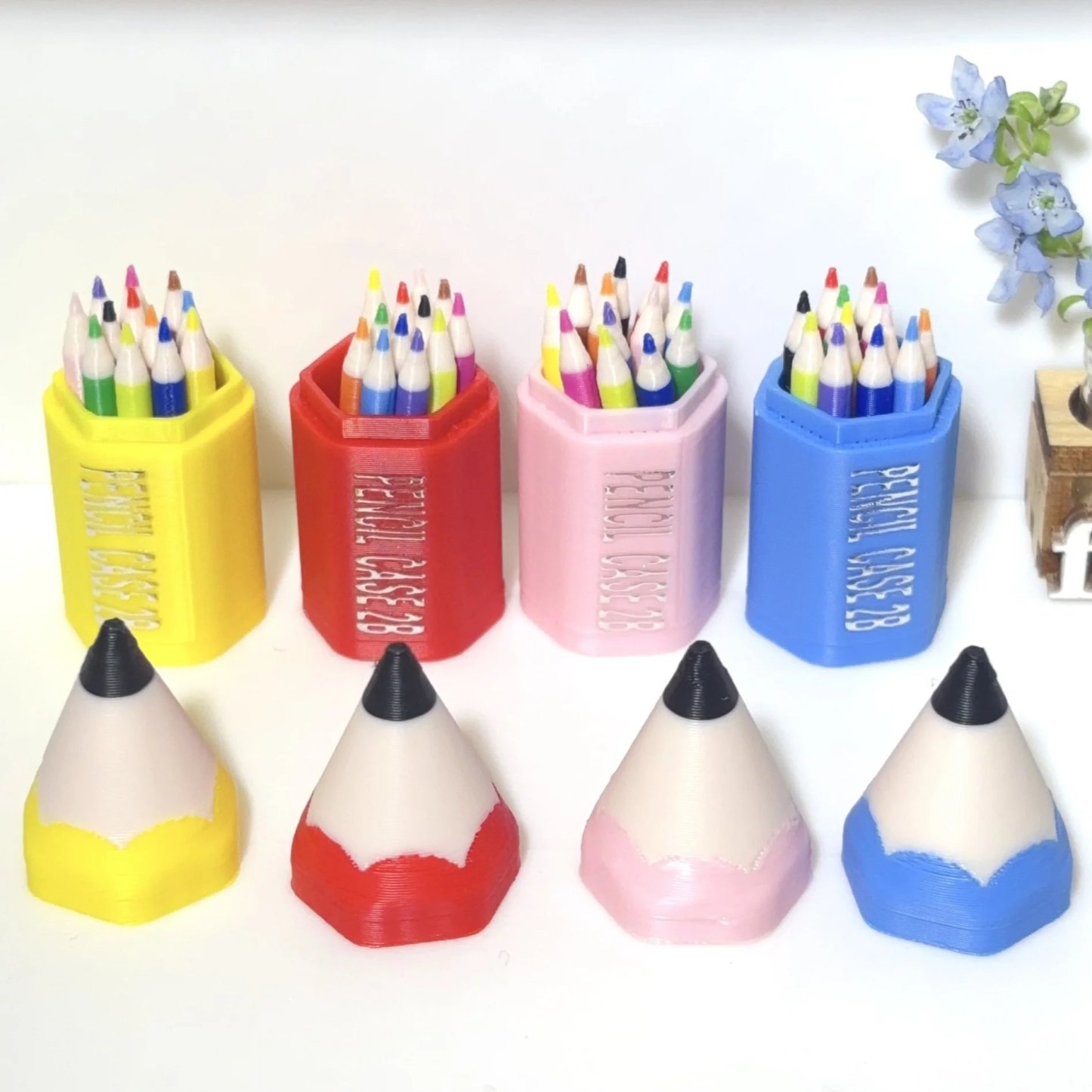 13-Piece Mini Colored Pencil Set for Dollhouses and DIY Miniature Scenes