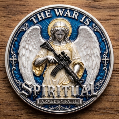 ✝️Spiritual Warfare Challenge Coin