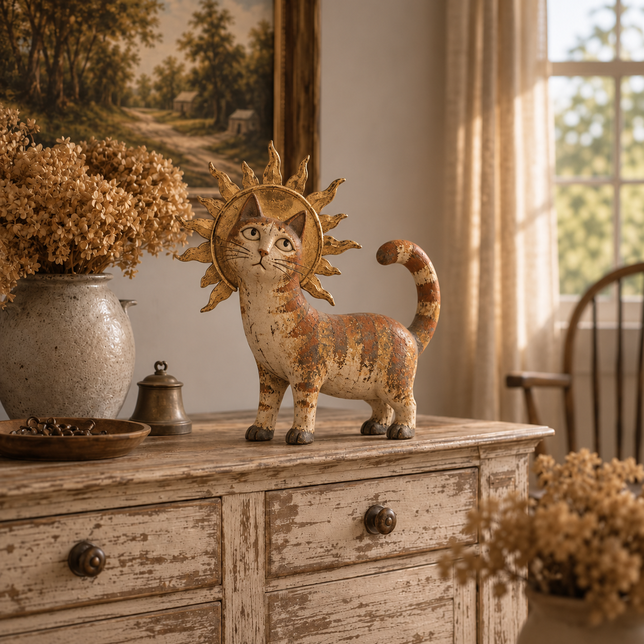 🔥50% Off Last Day🐈 Medieval Cat Court — Whimsical Vintage Cat Figurines