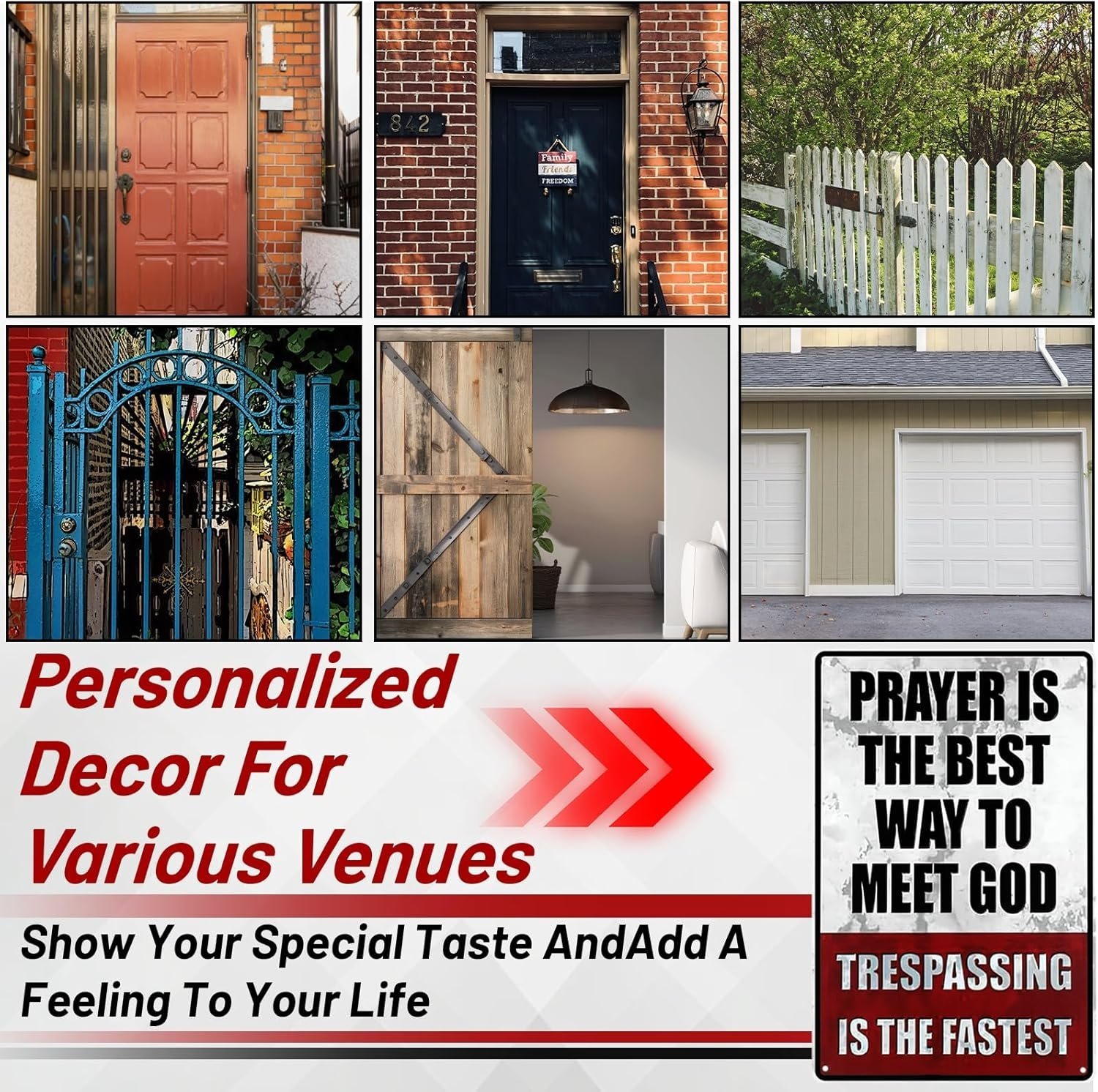 🔥LAST DAY 49% OFF - Metal No Trespassing Signs Private Property Funny