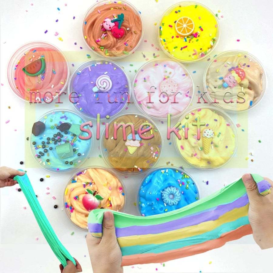 Super Clay Slime DIY Soft & Squishy Clay Scented Slime Sensory Clay