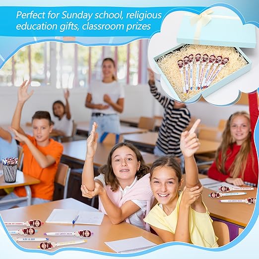 ✝️Mini Jesus Figures Pen Bible Verse Ballpoint Pen