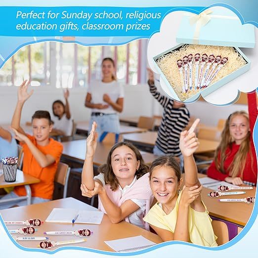 ✝️Mini Jesus Figures Pen Bible Verse Ballpoint Pen