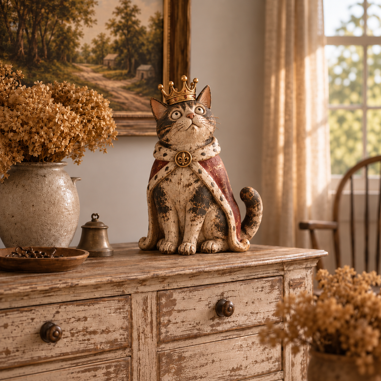 Crowned King cat