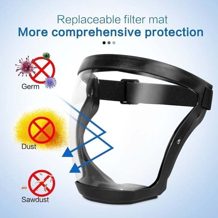 🔥 Last Day 49% OFF💕Transparent Visor - Adjustable Full-Face Protective Shield