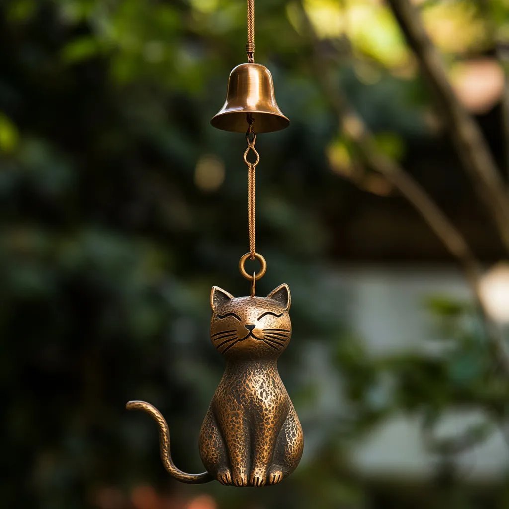 🔥Handmade Retro Cat Wind Chime