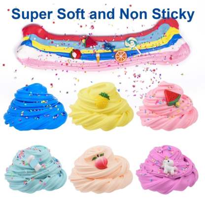 Super Clay Slime DIY Soft & Squishy Clay Scented Slime Sensory Clay