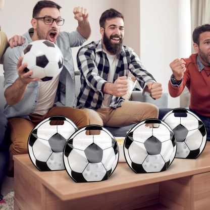 🎒⚽ Soccer Party Favor Bags with Handles – Football Treat Bags for Birthdays, Team Parties & World Cup Celebrations 🎉