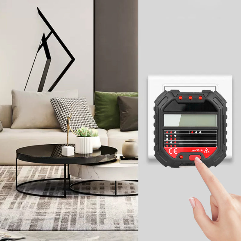 Precise voltage measurement AC 90 to 250V LCD screen