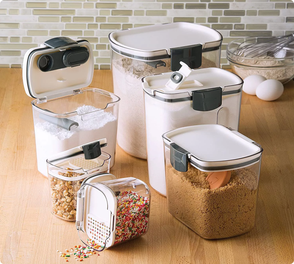 Baking Storage Set Container Kitchen 4/6 Pcs Set