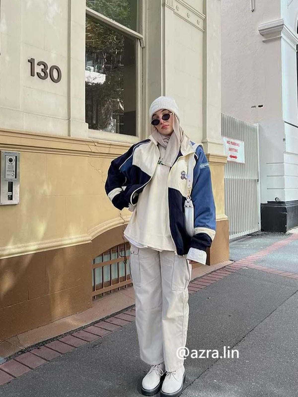 Colorblock Detachable Medallion Jacket