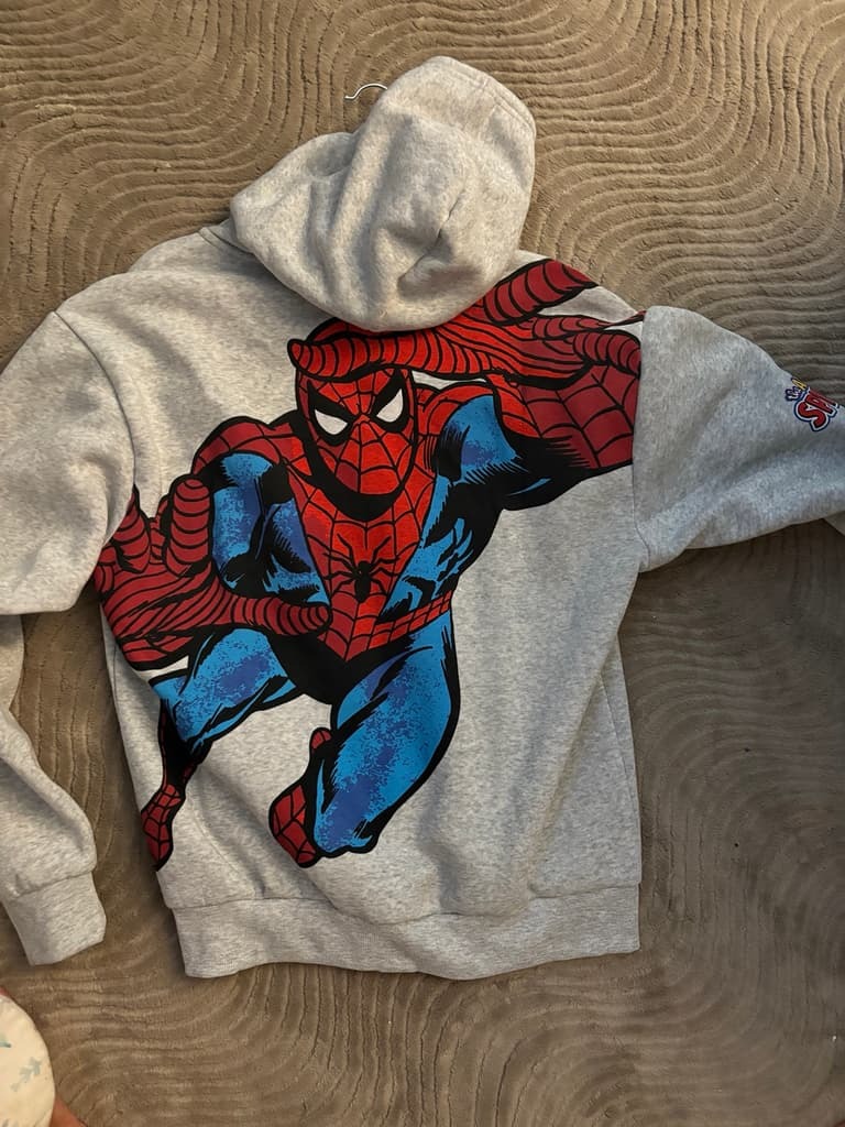 Spider Man Zip Up Hoodie