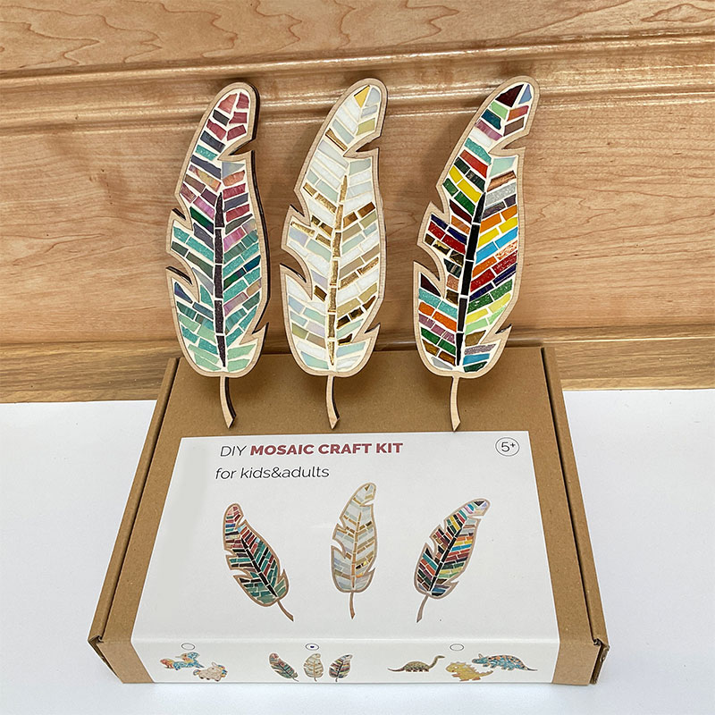DIY Mosaic Feather Kit
