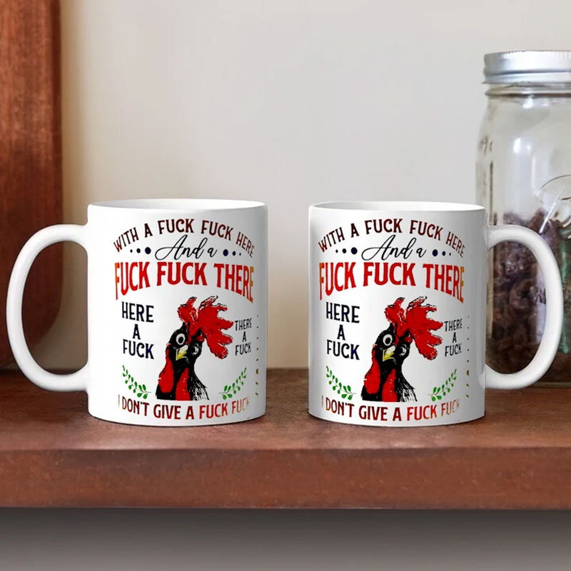 Fun Chicken Coffee Cup