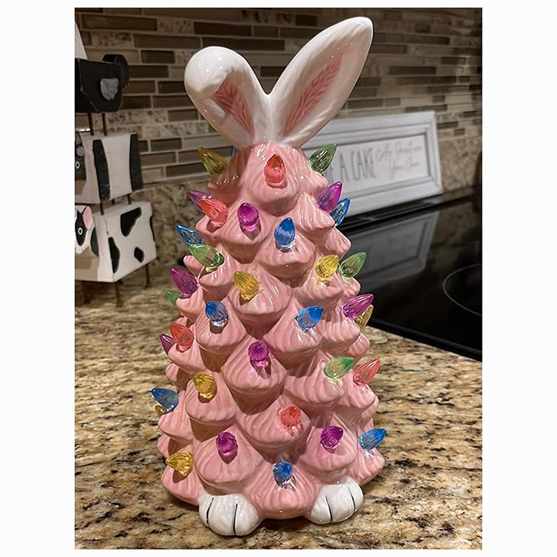 (🔥HOT SALE NOW 49% OFF) - 🐰🐰Easter Pink Bunny Tree-Buy 2 Free Shipping
