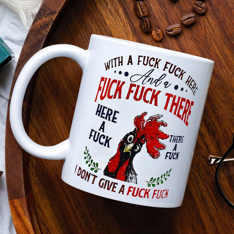 Fun Chicken Coffee Cup