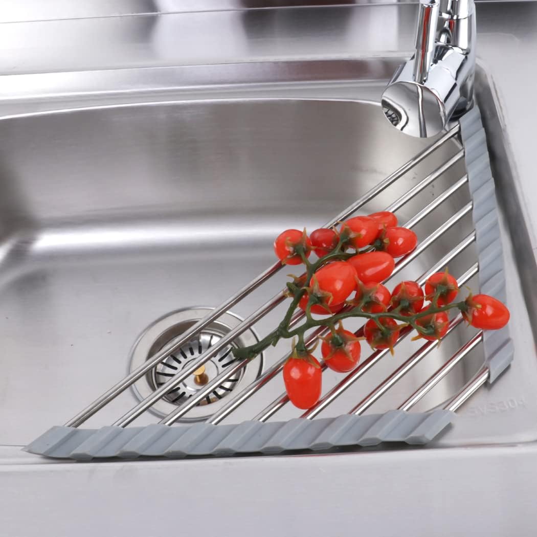 Triangle Roll-Up Sink Drainer