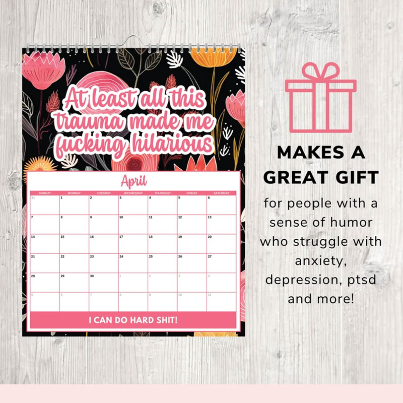 2024 Funny Mental Health Calendar