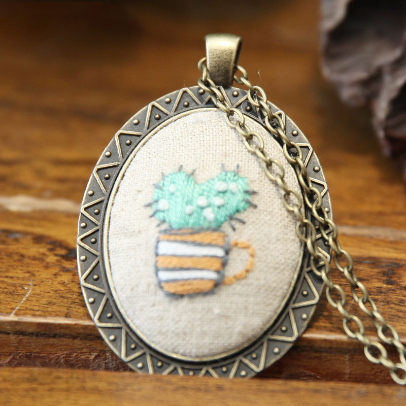 DIY Necklace - Potted plants