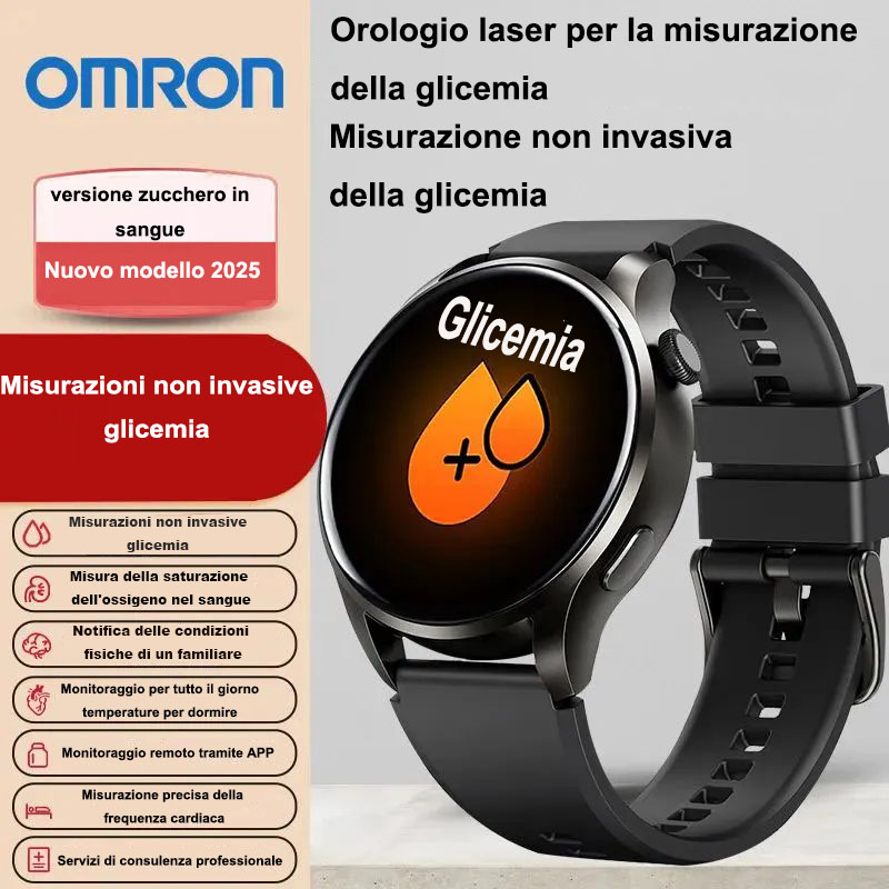 Smartwatch Omron per il monitoraggio non invasivo della glicemia
