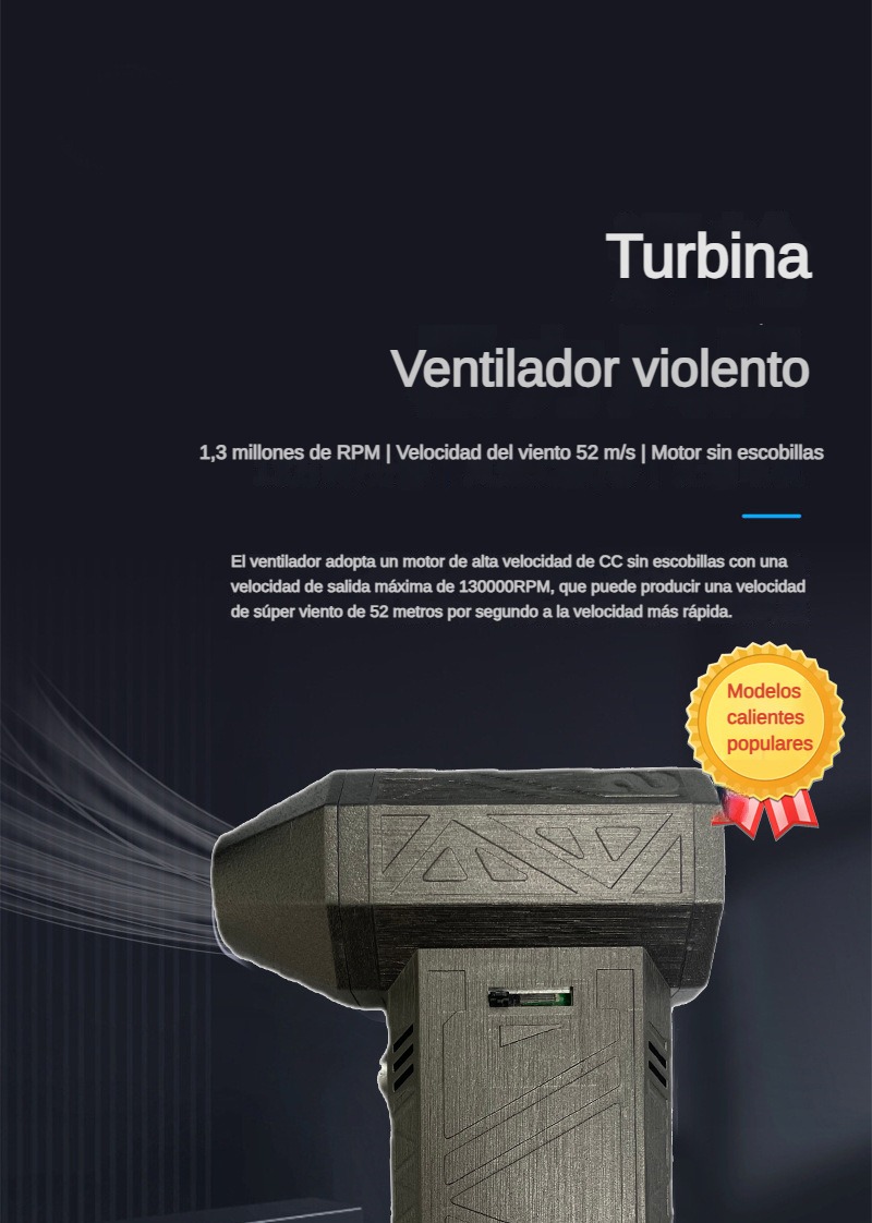 🎁 ¡Descuento del 48% en todos los productos ! 🌀 Ventilador portátil de turbina súper potente multifuncional  🍃